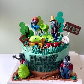 儿童款 植物大战僵尸 · 奶油蛋糕【此款深色奶油部分会染色，介意勿拍】