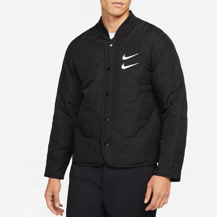 nike sportswear swoosh 男子休闲保暖棒球夹克外套 dm1247-010