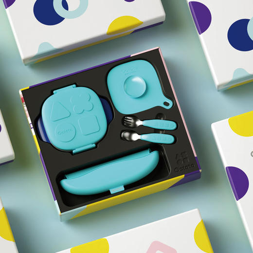 【双十一特价】周岁礼物|Octoto奥克兔兔儿童餐具礼盒套装四件套 商品图2