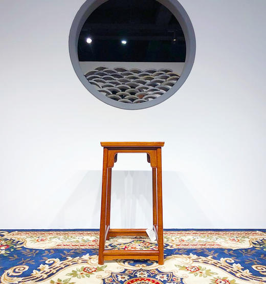 红桥红  家具严选  缅甸花梨（大果紫檀）  【垂手 刀牙圈椅 三件套】 商品图8