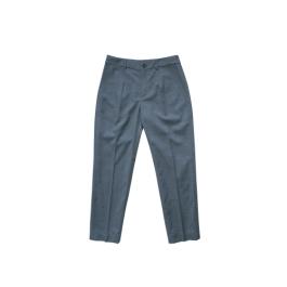 BanL/BLV621B/中灰天蓝长方格精纺羊毛裤子 商品图0