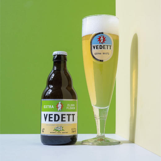 MM 山姆 白熊（Vedett）比利时进口 接骨木花啤酒 330g*6 商品图3