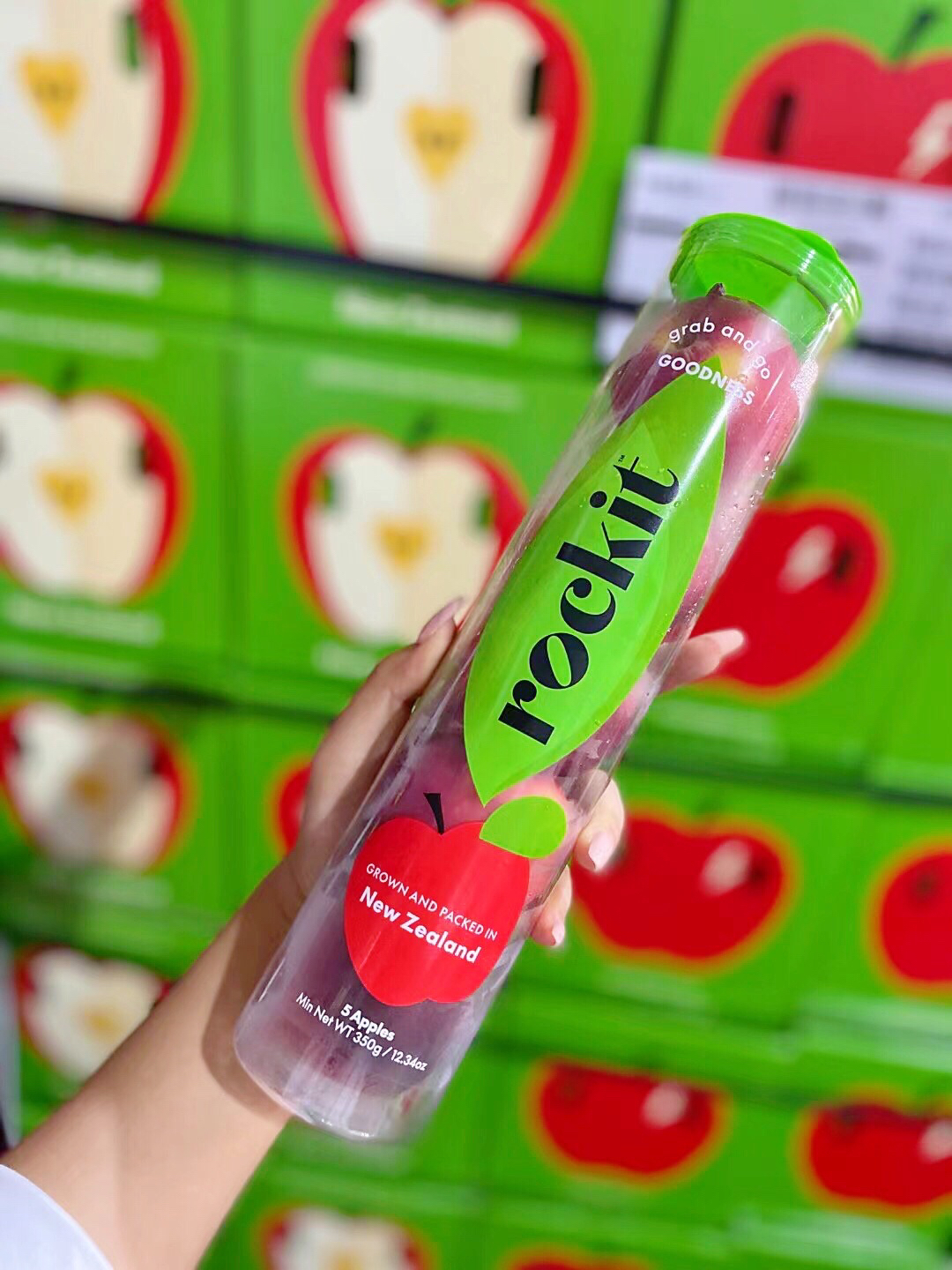 新包装新西兰乐淇火箭筒苹果小苹果rockitapple超级酥嫩的苹果满口