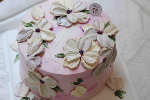 小清新奶油花蛋糕 下单前请仔细阅读商品详情 商品图1