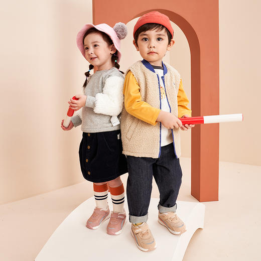 卡特兔冬款宝宝加绒冰河运动鞋 4色 一段/二段 商品图2