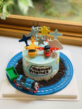超级飞侠 托马斯奶油蛋糕 下单前请仔细阅读商品详情