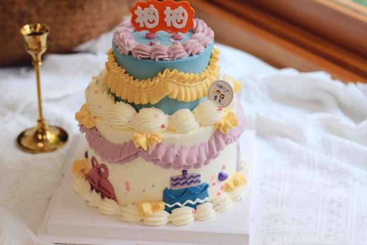 双层复古奶油蛋糕 下单前请仔细阅读商品详情 商品图1