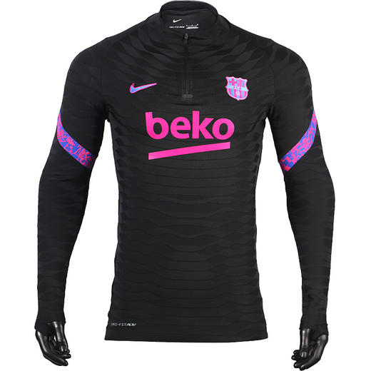 NIKE/耐克21-22赛季巴萨球员版半拉链成人训练服男DB6877015 商品图4