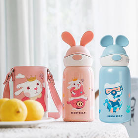 韩国杯具熊儿童限量兔子兔飞飞保温杯BJX-20