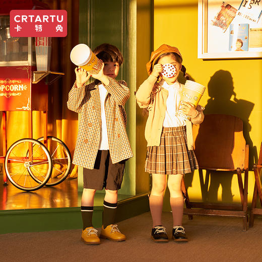 卡特兔春秋款宝宝复古英伦小皮鞋 3色 一段/二段/三段 商品图1