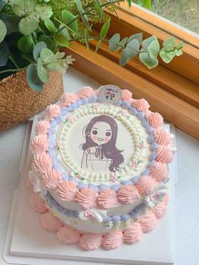 复古照片奶油蛋糕 下单前请仔细阅读商品详情