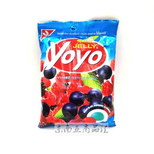 泰国YOYO牌果汁软糖 什锦味 草莓味 果莓味 葡萄味 热带水果味80g 商品图1