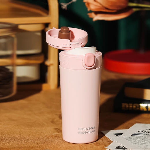 杯具熊弹跳随手保温杯系列370ml BJX-10 商品图3