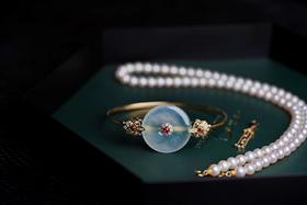 【喆】【凤毛麟角】翡翠平安扣手镯（项链）