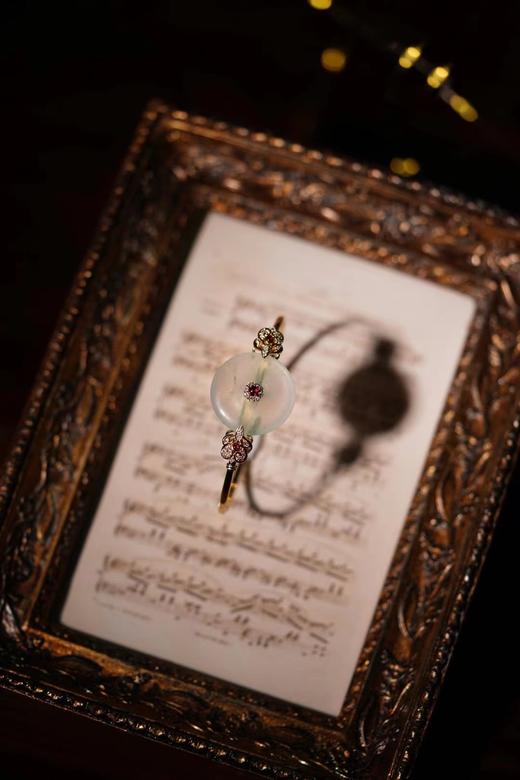 【喆】【凤毛麟角】翡翠平安扣手镯（项链） 商品图1