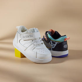 卡特兔春秋款宝宝几何线条小白鞋 3色 一段/二段/三段