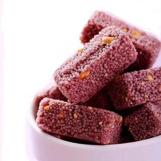 藤野制菓秋田巧米酥黑米花生米香花生膨化食品糕点饼干充饥300g袋 商品图2