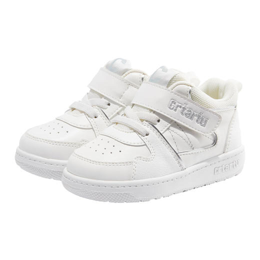 卡特兔春秋款宝宝几何线条小白鞋 3色 一段/二段/三段 商品图2