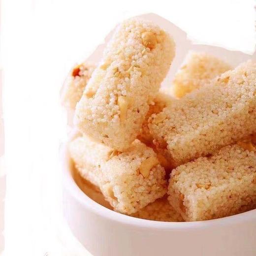 藤野制菓秋田巧米酥黑米花生米香花生膨化食品糕点饼干充饥300g袋 商品图4