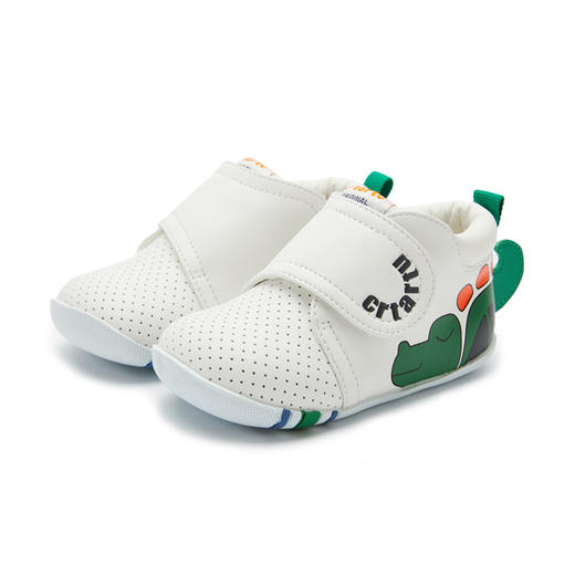 卡特兔春秋款宝宝鳄霸小白鞋 一段 商品图0