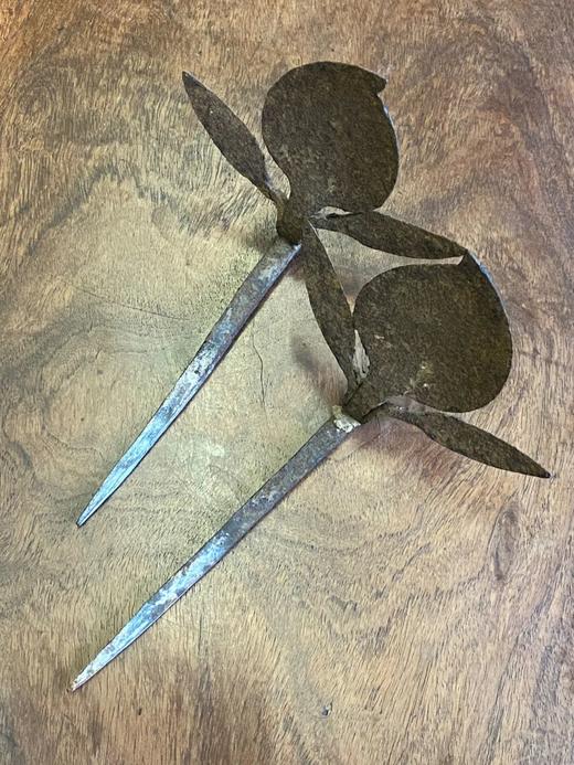 老铁制寿桃型匾额托钉，顺丰包邮 商品图11