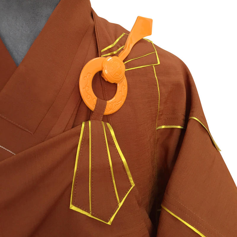 弘通普舵佛教七忏衣袈裟姜黄色僧衣大和尚僧袍四季款僧人僧服