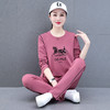 休闲卫衣套装女春秋2021新款韩版宽松大码洋气减龄妈妈运动两件套 TR-XX2365 商品缩略图2