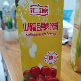 汇源山楂复合果肉饮料1L