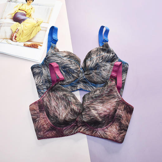 【99元2件，下单拍2！】皇家丽美薄款有钢圈收副乳调整型文胸W085-1 商品图4