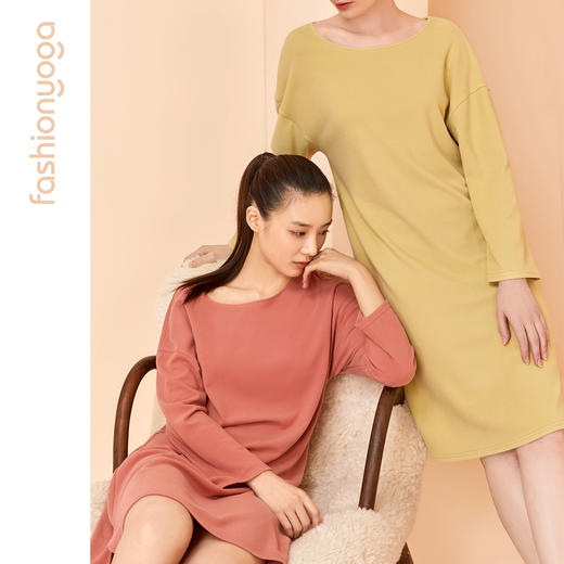 凡圣瑜伽休闲居家基础舒适裙F11376  商品图9