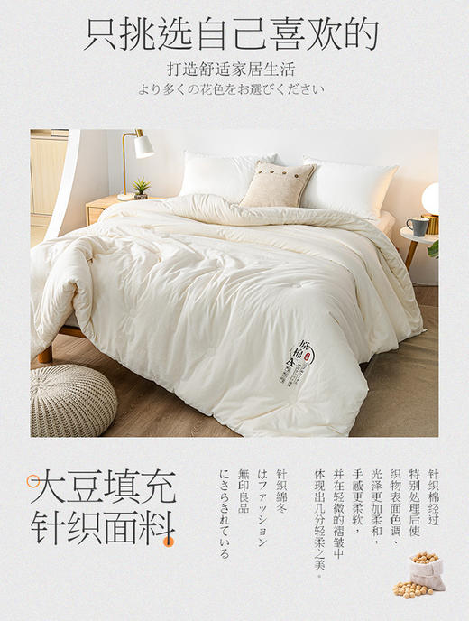 纯棉原棉大豆纤维被全棉春秋被芯加厚冬被学生宿舍被子 商品图2