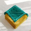 【双拼毛毯】毛毯双拼秋冬加厚毯子纯色撞色盖毯简约拼色保暖毯子  良品 商品缩略图3