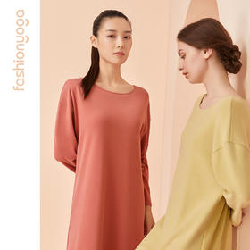 凡圣瑜伽休闲居家基础舒适裙F11376 