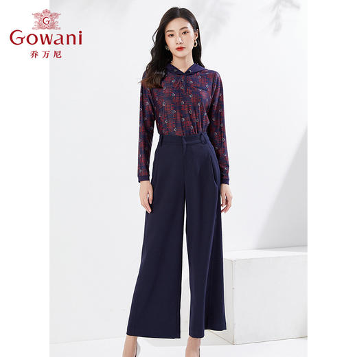 乔万尼垂坠感拉长比例阔腿裤EI3F135 商品图1