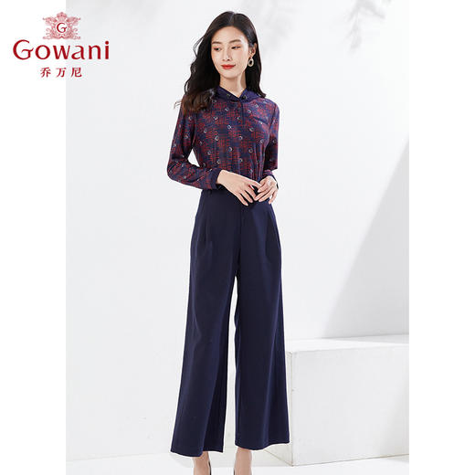 乔万尼垂坠感拉长比例阔腿裤EI3F135 商品图2