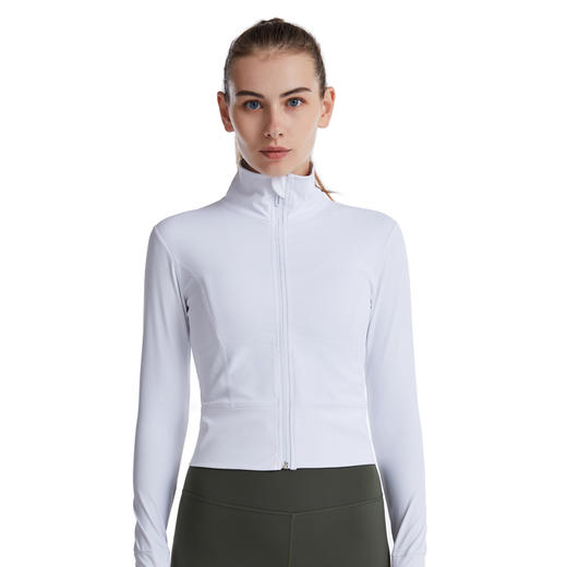 HWT华威特秋冬款云感机车肌肤高腰显瘦九分裤外套 商品图7