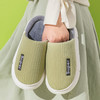 厚底棉拖鞋女秋冬季踩屎感拖鞋居家居情侣室内保暖防水增高棉拖 商品缩略图5