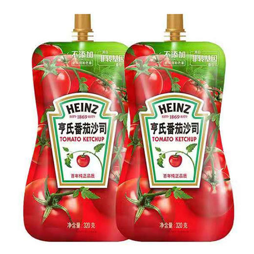 【7.5元/袋】亨氏番茄酱320g（0201182） 商品图0