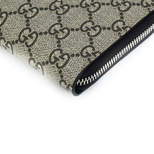 【国内现货】GUCCI/古驰女士蜜蜂印花人造帆布/配皮长款钱包钱夹451273K5V1N 商品图4