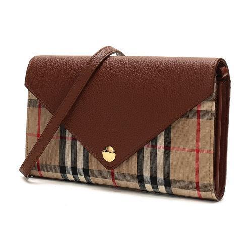 【国内现货】BURBERRY/博柏利 女款织物/配皮单肩斜挎包80251621 商品图1