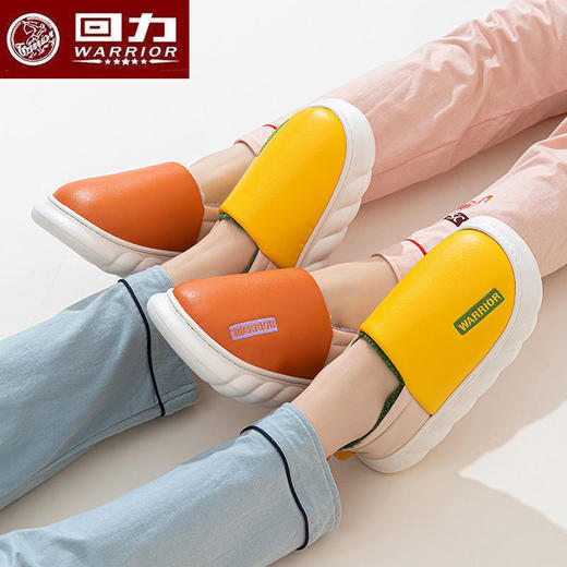 女男冬季加绒棉鞋休闲保暖家居防滑防水室内外两穿包跟棉拖 商品图5