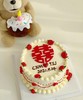 复古结婚·订婚·双喜喜蛋糕 商品缩略图0