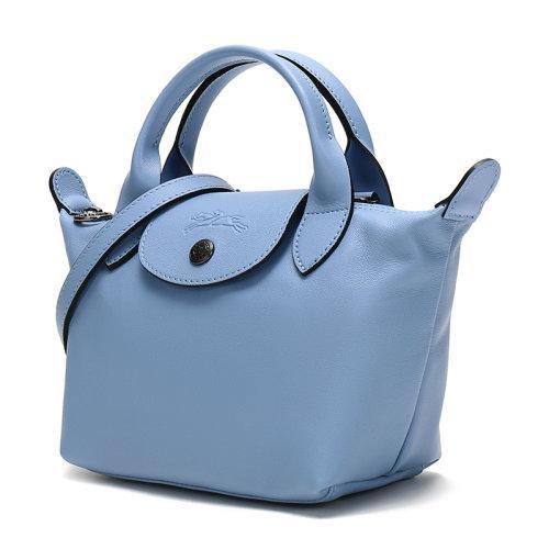 Longchamp/珑骧 女士LEPLIAGECUIR系列羊皮革迷你款手提单肩斜挎包饺子包 1500 757 商品图9