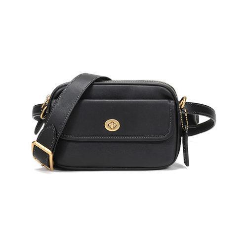 【现货秒发】COACH/蔻驰 女士专柜款皮革胸包斜挎包腰包 3640 商品图0