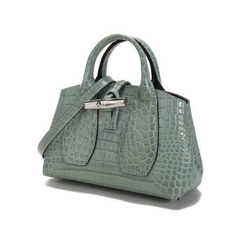 【国内现货】Longchamp/珑骧 2021款 女士ROSEAU系列特小号牛皮手提单肩斜挎包竹节包 10057 HTS 商品图11