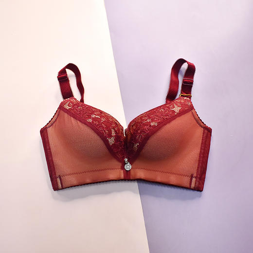 【99元2件，下单拍2！】皇家丽美无钢圈小胸显大厚杯文胸收副乳调整型内衣MWW1501-3 商品图4