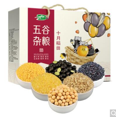 十月稻田 六种杂粮礼盒 2.4kg  新旧包装随机发货 商品图1