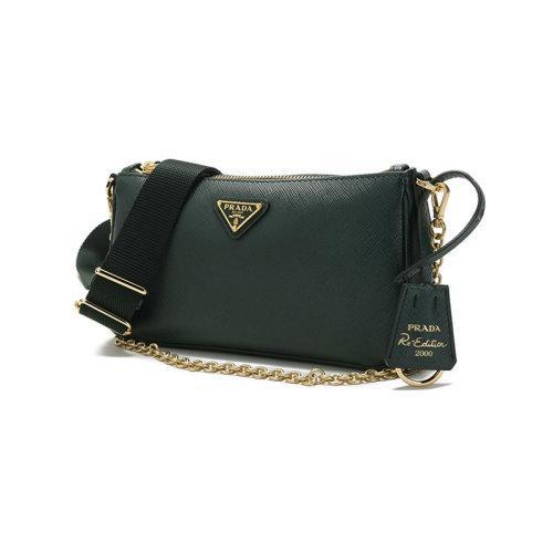 【国内现货】PRADA/普拉达 2021款 女士皮革手提单肩斜挎包 1BH171 NZV 商品图6