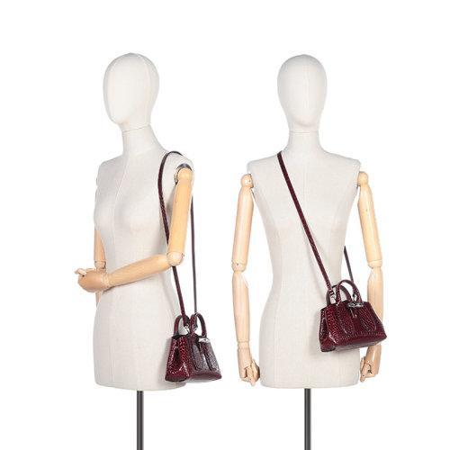 【国内现货】Longchamp/珑骧 2021款 女士ROSEAU系列特小号牛皮手提单肩斜挎包竹节包 10057 HTS 商品图9