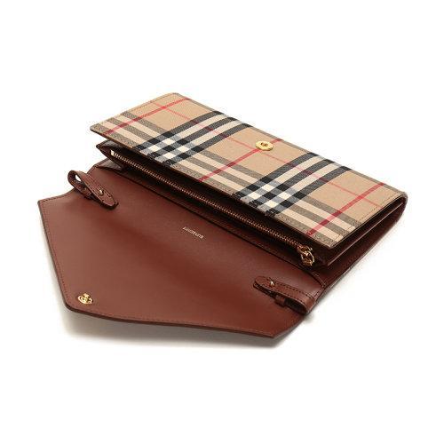 【国内现货】BURBERRY/博柏利 女款织物/配皮单肩斜挎包80251621 商品图4